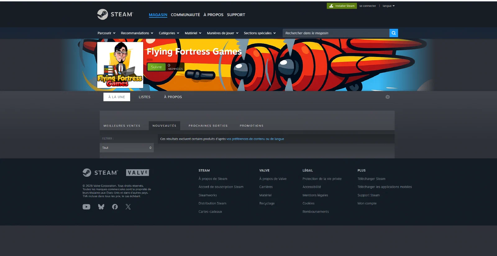 Colorful logos of early Flying Fortress Games